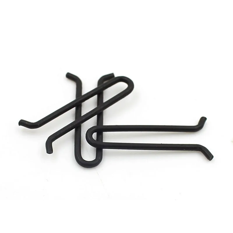 1000 unidades de accesorios de pesca de carpa: Plomos de plomo negro mate, clips con ojo moldeado, clips en U de cabeza doblada, artículos de pesca, pesca