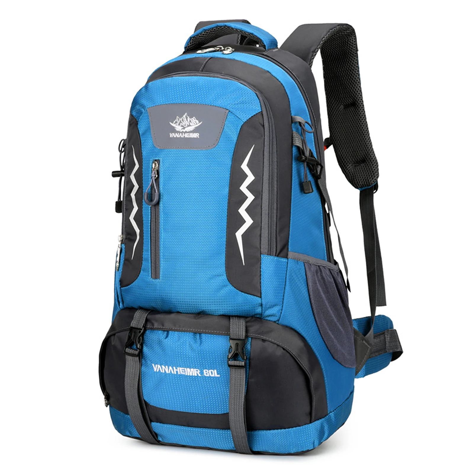 Mochila de senderismo para hombre y mujer, morral resistente al agua de 60L, ideal para deportes al aire libre, viajes y montañismo