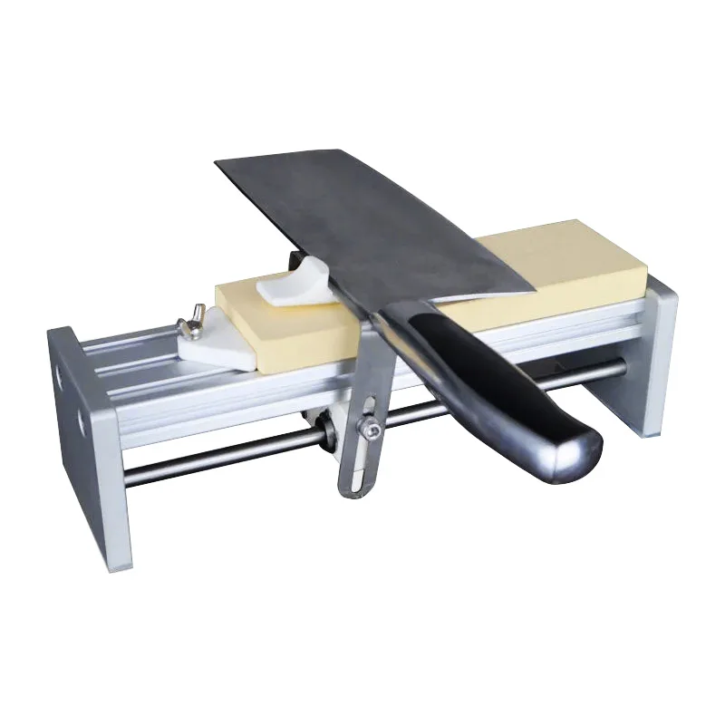 Afilador de Cuchillos Profesional de Ángulo Fijo Ajustable, Herramienta de Afilado para Cocina y Trabajos en Madera, No Incluye Piedra de Afilar