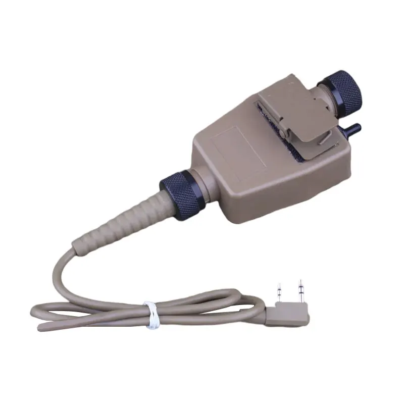 Cable de intercomunicación Emersongear para TEA PTT, interruptor de cable para radio Kenwood, interfaz de carga, walkie talkie, para caza y senderismo