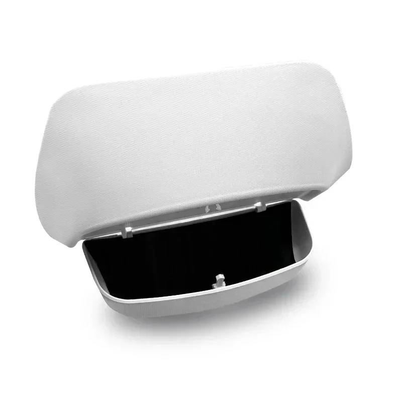 Caja de gafas de coche para Tesla Model Y 3 3 +, gafas de sol de diseño Original, Clip para visera, almacenamiento de tarjetas, accesorios de modificación 2017-2024