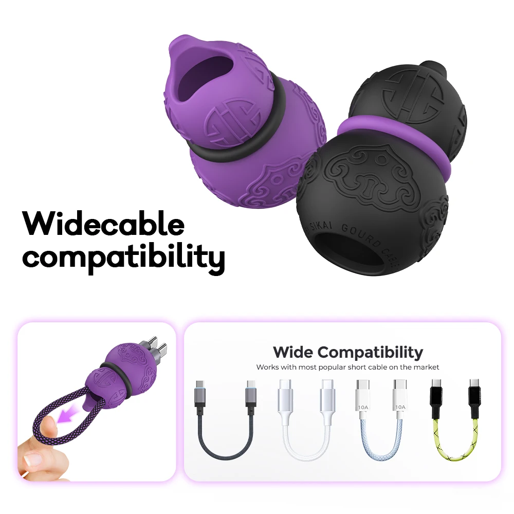 Cable Magnético Corto de 240W y 0.16m con Organizador de Cables, Carga Rápida y Transferencia de Datos para Xiaomi/UGREEN/HUAWEI/Baterías Externas
