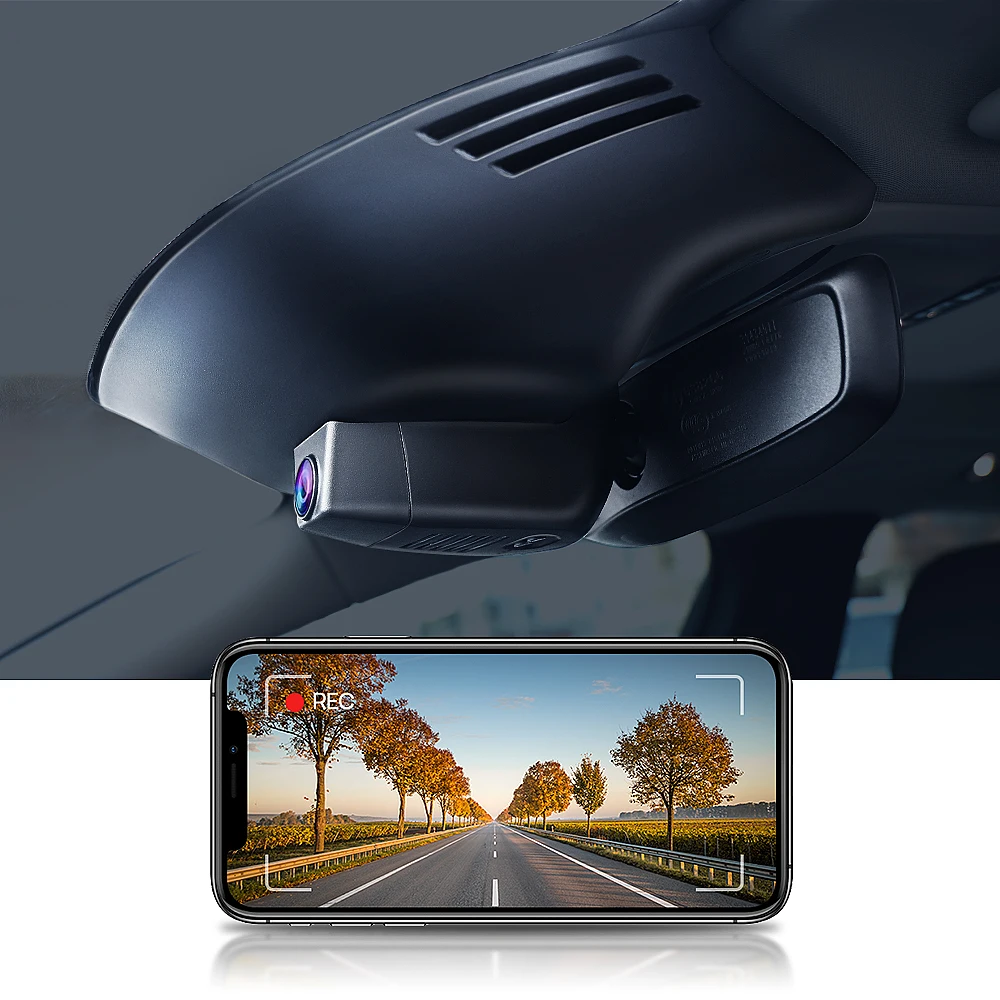 Cámara para Coche Fitcamx 4K para Volvo y Polestar 2, Compatible con XC60 XC90 XC40 C40 EX30 S90 V90 S60 V60 XC70 EC40, Visión Nocturna