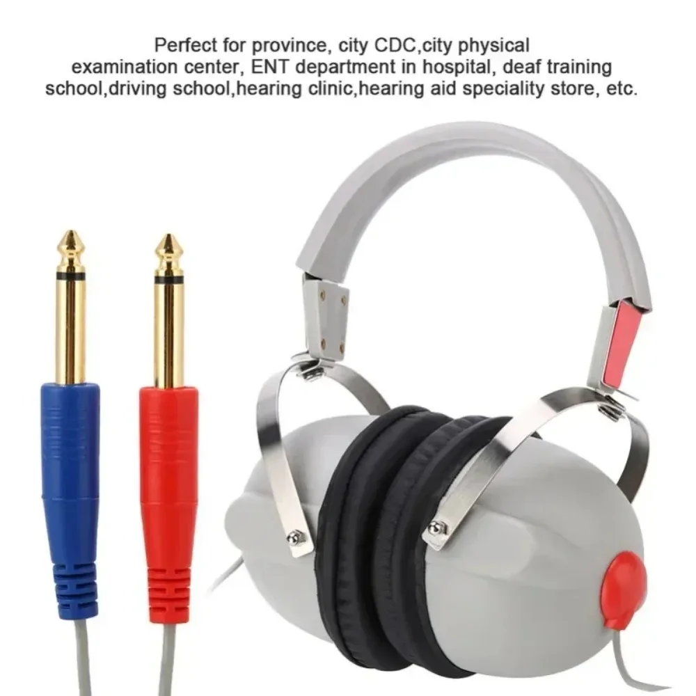 Audiómetro TDH39 DD45, audiómetro eléctrico de alta sensibilidad, auriculares de conducción de aire, auriculares de prueba auditiva, cuidado del oído