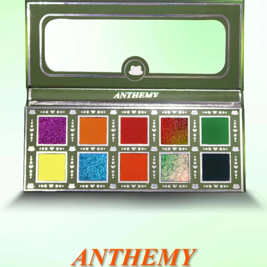 Maquillaje Paleta de sombras de ojos de 10 colores Paleta de sombras de ojos naturales de alto pigmento, resistente al agua de larga duración vegana y sin crueldad