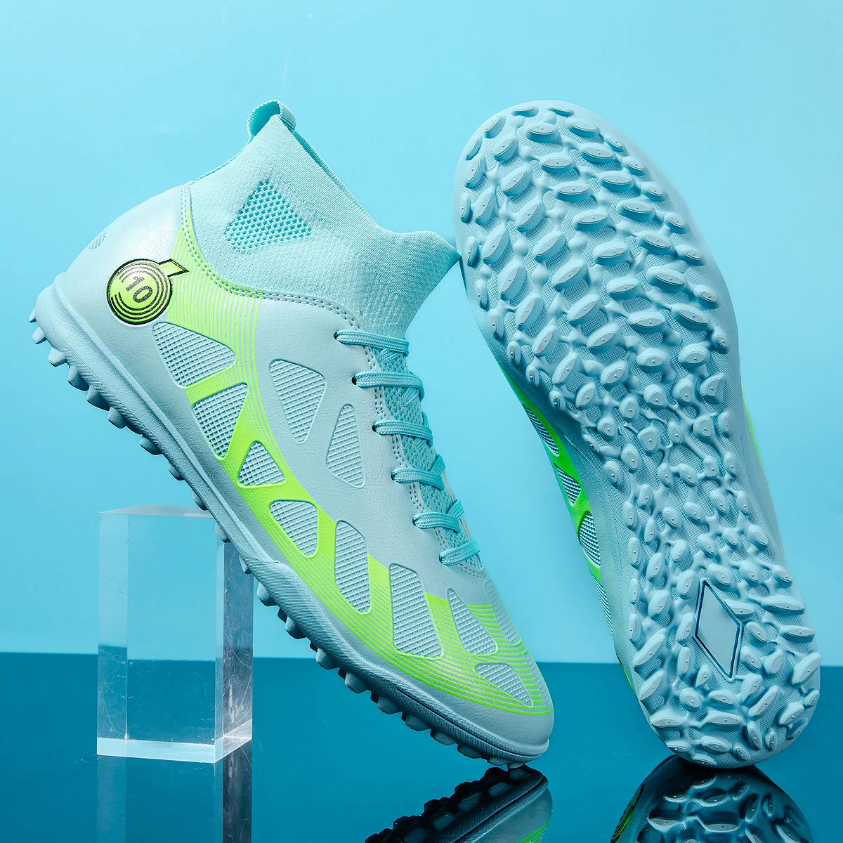 Zapatos de fútbol deportivos profesionales TF, zapatos de entrenamiento duraderos resistentes al desgaste para adolescentes con uñas rotas, zapatos de fútbol de alta calidad para adultos