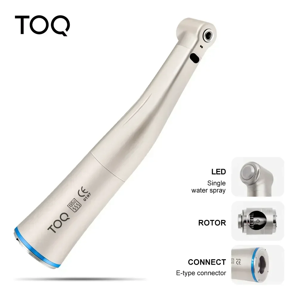 Turbina de aire Dental estilo X25L, relación 1:1, contraángulo de fibra óptica, anillo azul, pieza de mano de baja velocidad