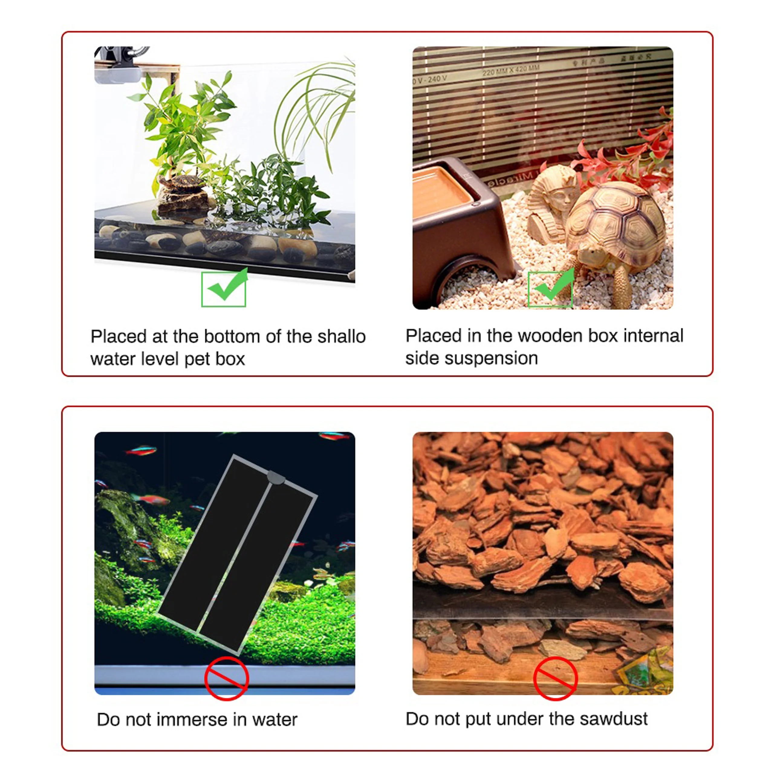 Almohadilla calefactora cálida para plantas de 5-45W, estera calefactora impermeable para reptiles con Control de temperatura, controlador ajustable, plántulas de jardín interior