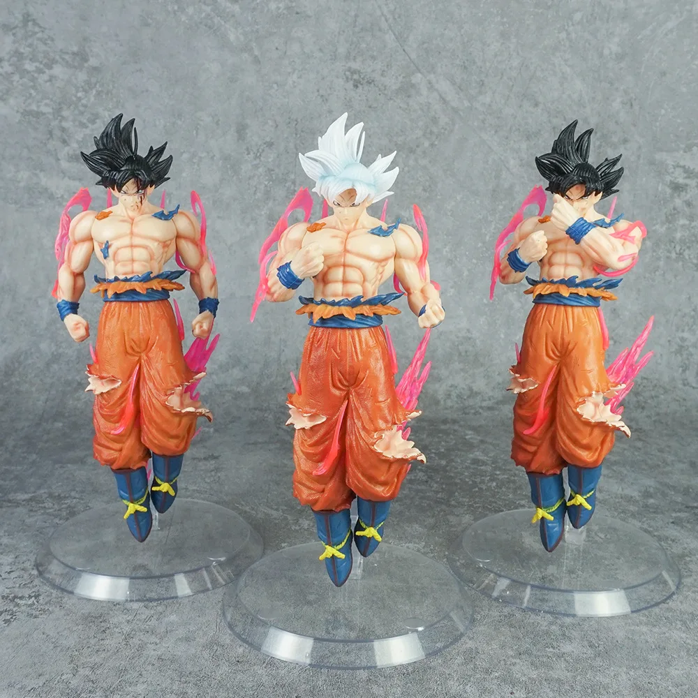 Figuras de acción de Dragon Ball Z Ultra Instinct Goku, estatua de Pvc, modelo de colección, juguetes, regalos