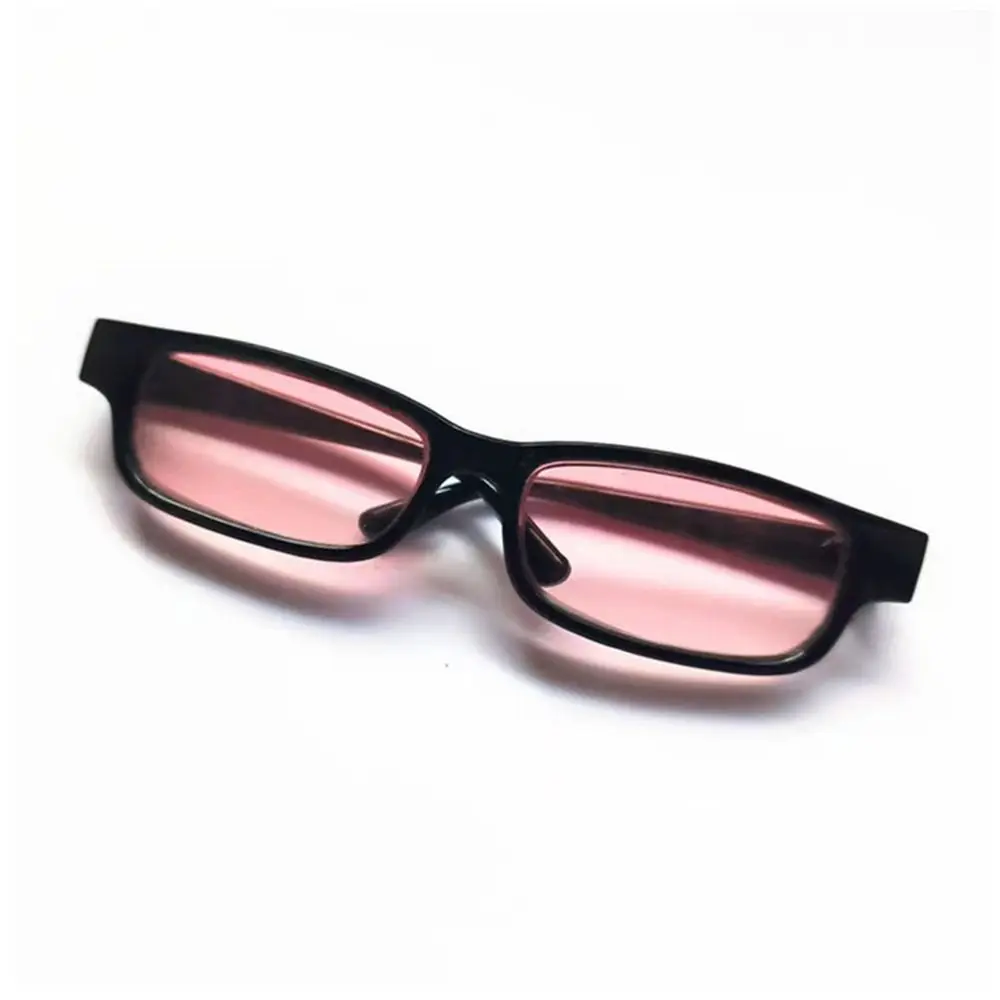 Gafas para muñecas en miniatura, gafas encantadoras con lentes transparentes, accesorios para muñecas Blythe, accesorios para gafas de muñecos de peluche de 20CM, 1 ud.