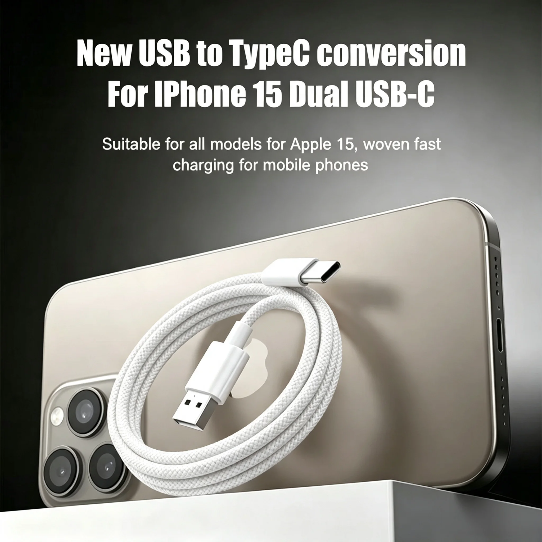10 CABLES USB A a USB C de 120W para Carga Rápida, Compatibles con iPhone 17, 16, 15, Samsung, Huawei, Xiaomi, etc.