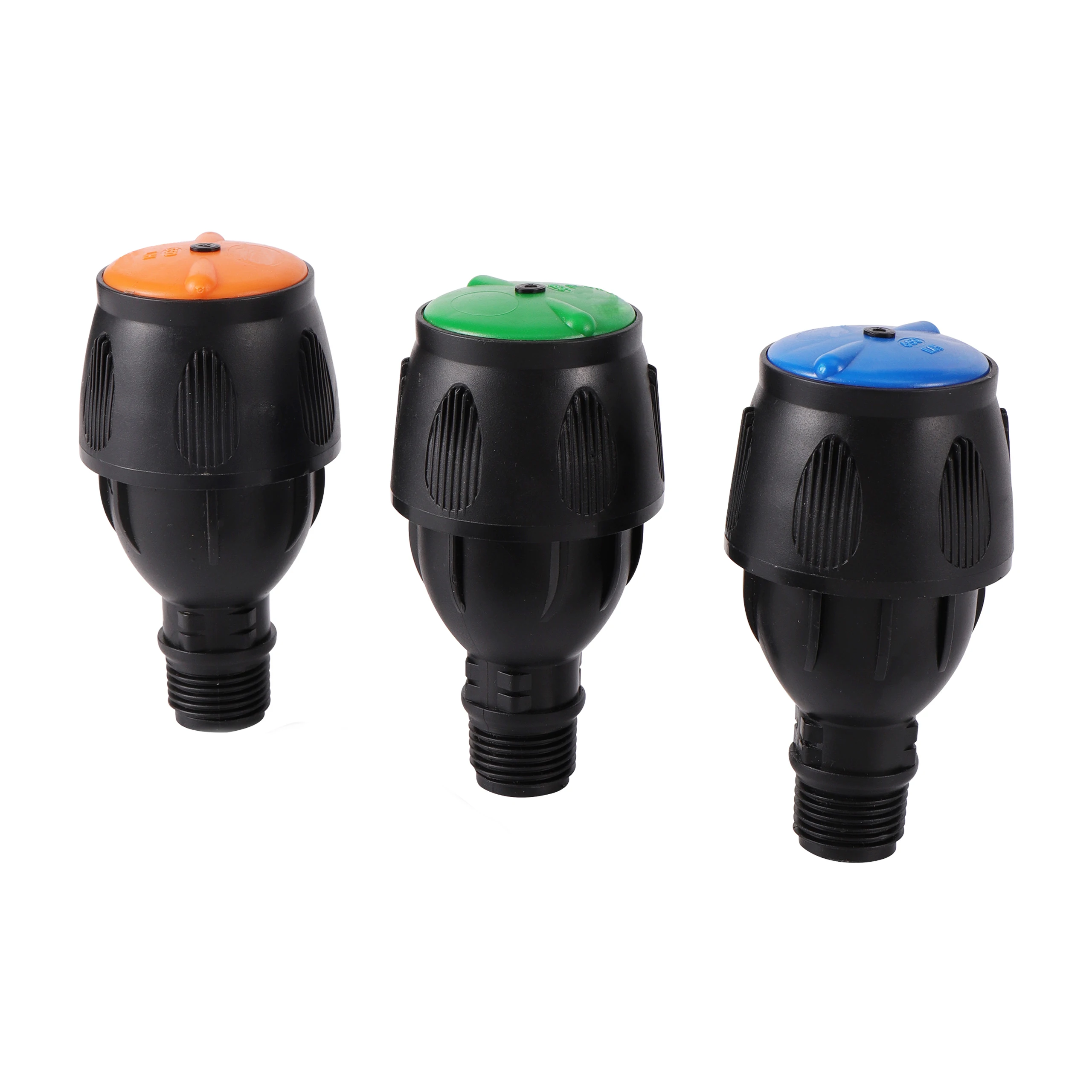 350~650 L/H 360 °   Aspersor giratorio de larga distancia para agricultura con rosca macho de 1/2 ", aspersores de riego para césped y jardín