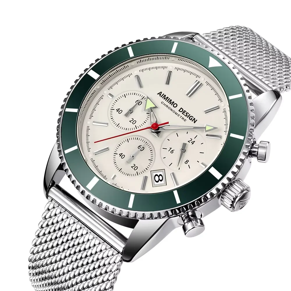 Relojes de Pulsera de Cuarzo Analógicos para Hombre, Cronógrafo, Resistentes al Agua, para Hombre, Moda, Negocios, Trabajo, Casual, Deportivo, de Diseño