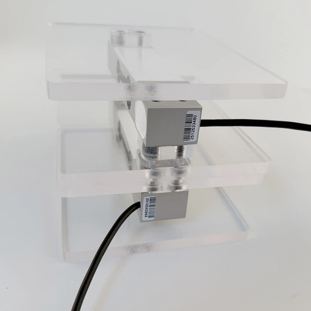 Kit de Sensor de Peso de Punto Único de 130 mm - Celda de Carga Mavin + Placas Acrílicas de 8 mm + Tornillos de Alta Resistencia + Llave con Herramientas de Montaje