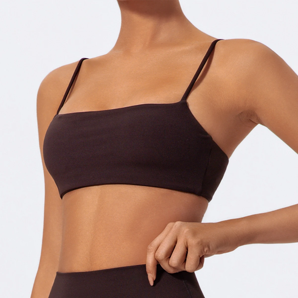 Sujetador Deportivo Hearuisavy de Alta Elasticidad, Ropa Interior Deportiva con Tirantes para Mujer, Ropa de Yoga Transpirable para Correr, Top de Gimnasio de Secado Rápido