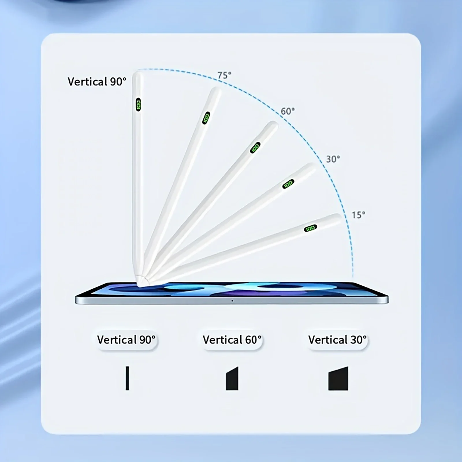 Lápiz Óptico Universal para iPad 2018-2024 y Teléfono Móvil, Lápiz Táctil para Pantalla Táctil Android Xiaomi HUAWEI IOS Samsung, Magnético Digital