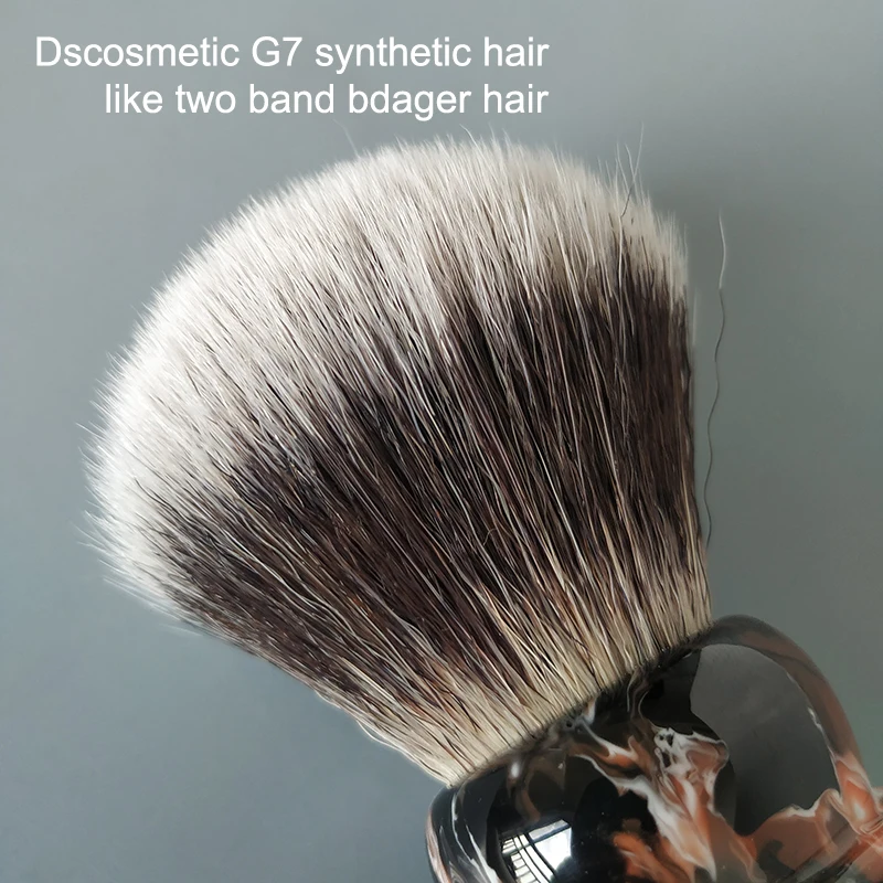 Brocha de Afeitar Dscosmetic de 30 mm, Pelo Sintético G7, Estilo Ópera de Pekín, para Hombre