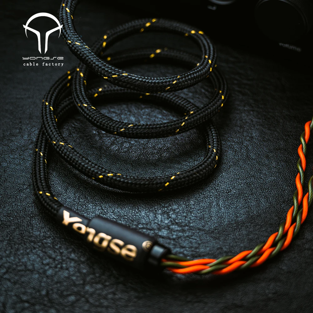 Yongse Stormrise Cable de actualización de material mixto de cobre chapado en plata OCC de aleación de paladio de cobre-plata-cobre de alta calidad