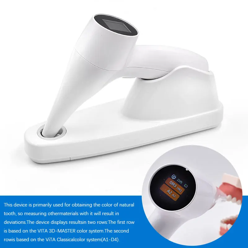 Comparador de Color Dental JUMTOP, Corrector de guía de sombra Digital de alta precisión de combinación rápida para blanqueamiento Dental
