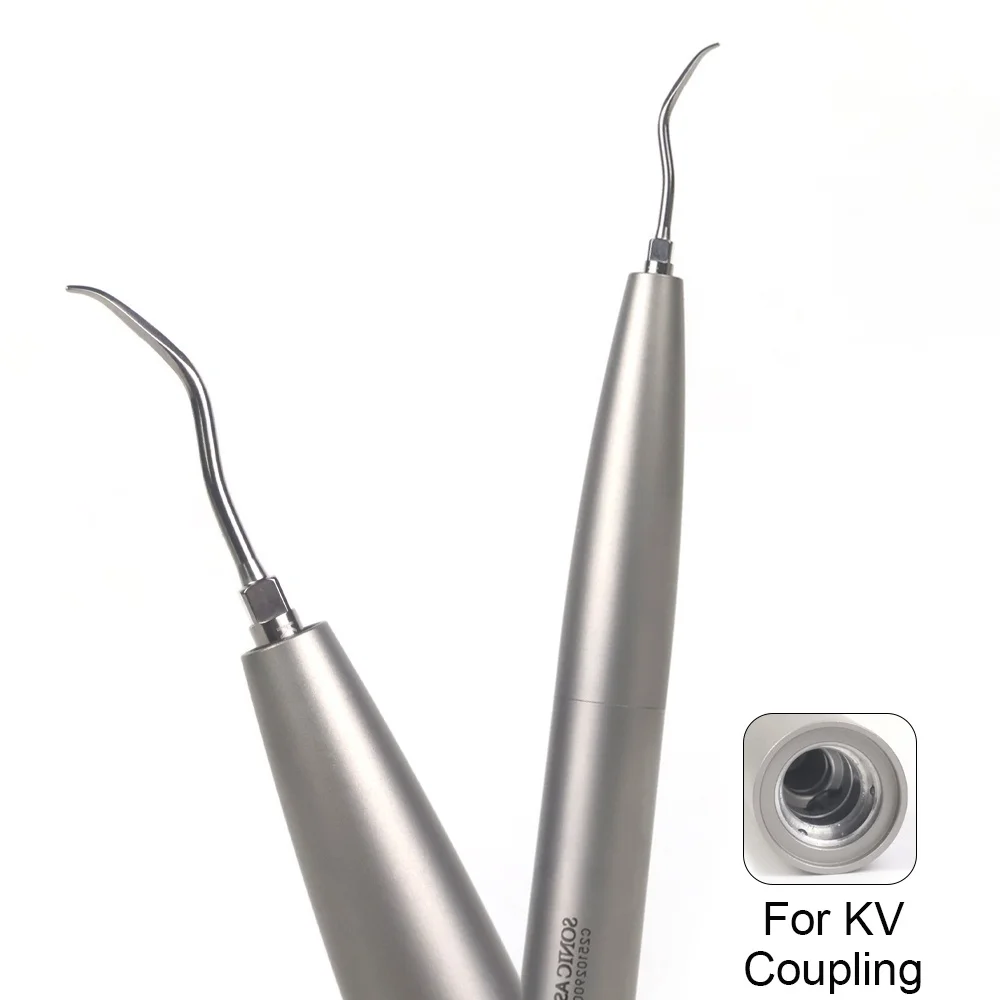Pieza de mano para escalador de aire ultrasónico Dental JUMTOP con 3 puntas aptas para acoplamiento rápido KAVO