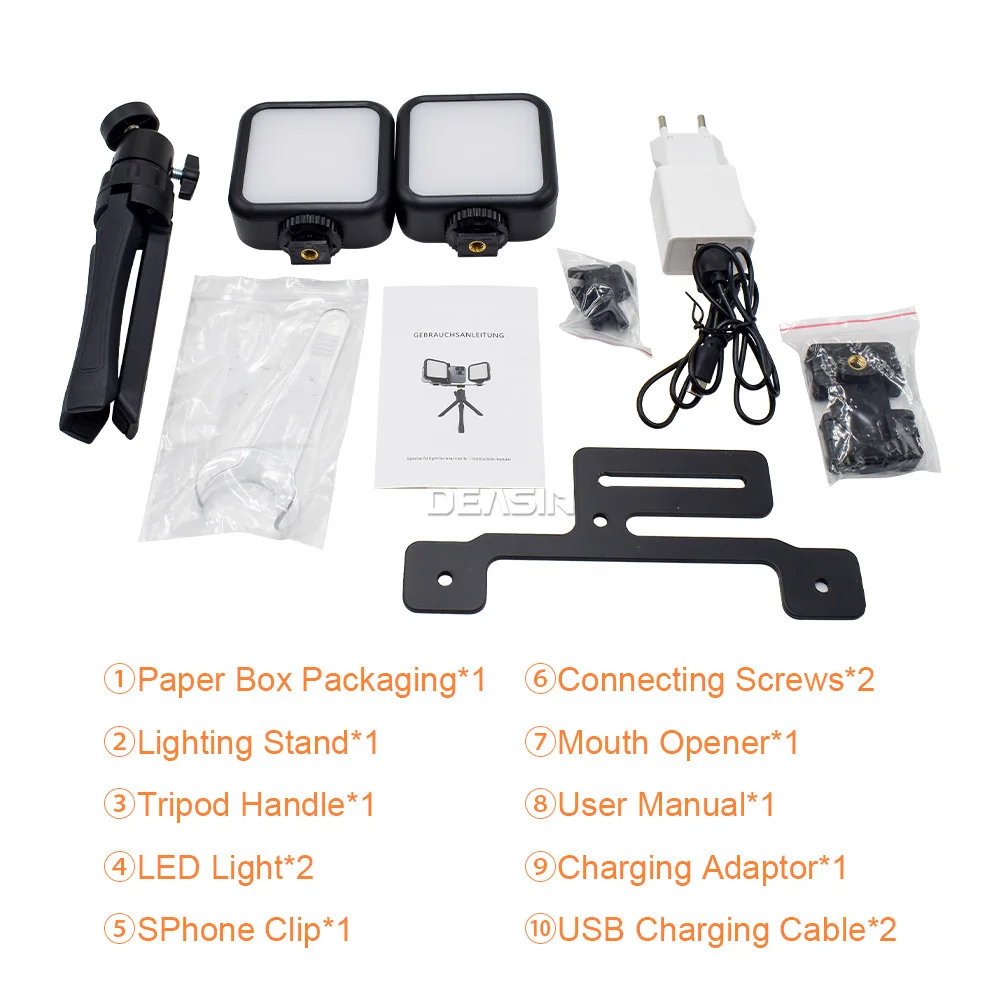 Lámpara Dental LED para Fotografía, Linterna para Odontología
