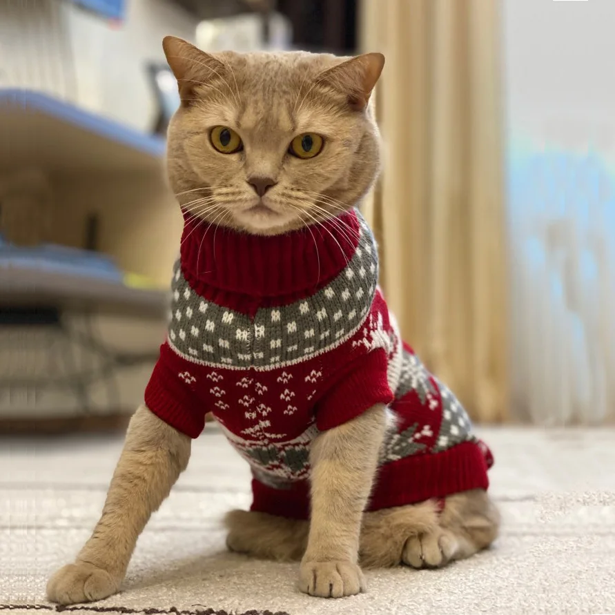 Suéter para Gato Sphynx, Ropa Cálida de Invierno para Mascotas, Disfraz para Gatitos, Ropa para Cachorros, Ropa para Gatos