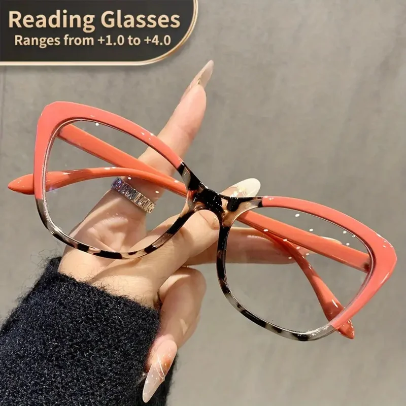 Gafas de Lectura Retro con Marco de PC Transparente para Hombre y Mujer, Aumento de +1.0 a +3.5, Accesorios para Computadora y Laptop