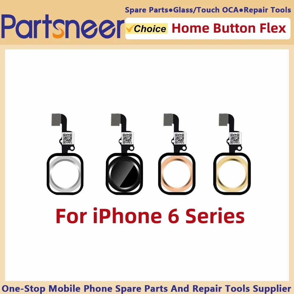 Reemplazo de huellas dactilares del botón de inicio para iPhone 5 5S 5SE 6 6Plus 6S 6SPlus 7 7Plus 8 8Plus Universal Home Buttono