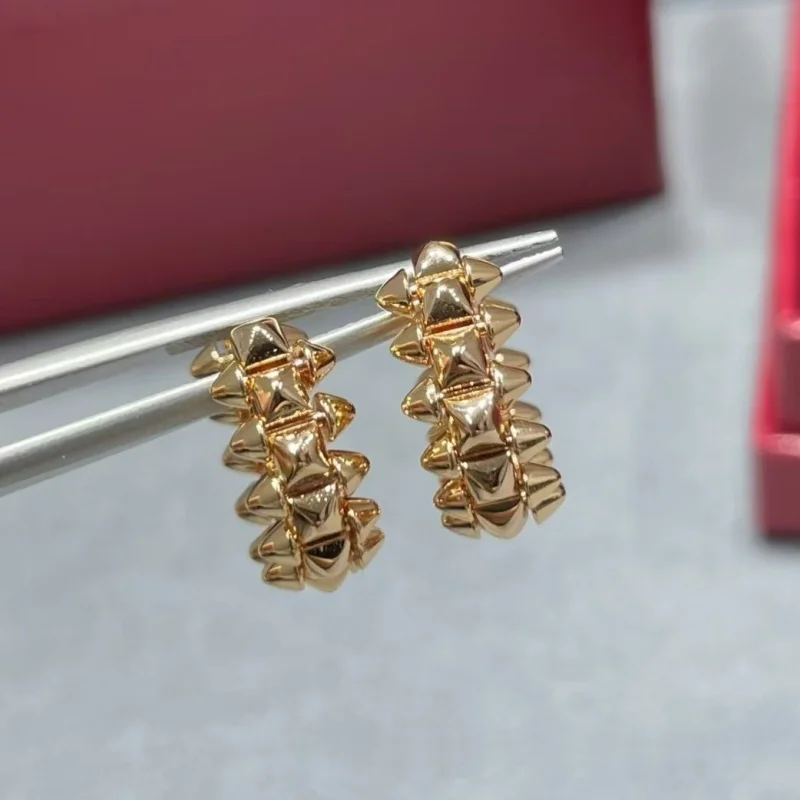 Pendientes de Plata 925 Chapados en Oro con Diseño de Hoja de Sauce para Mujer, Joyería Elegante, Clásica y Lujosa para Damas