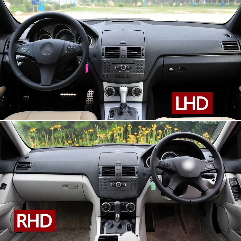Conjunto de salida de parrilla de ventilación de aire acondicionado para tablero frontal LHD RHD para Mercedes Benz Clase C W204 C180 C200 C220 C230 C260 C300