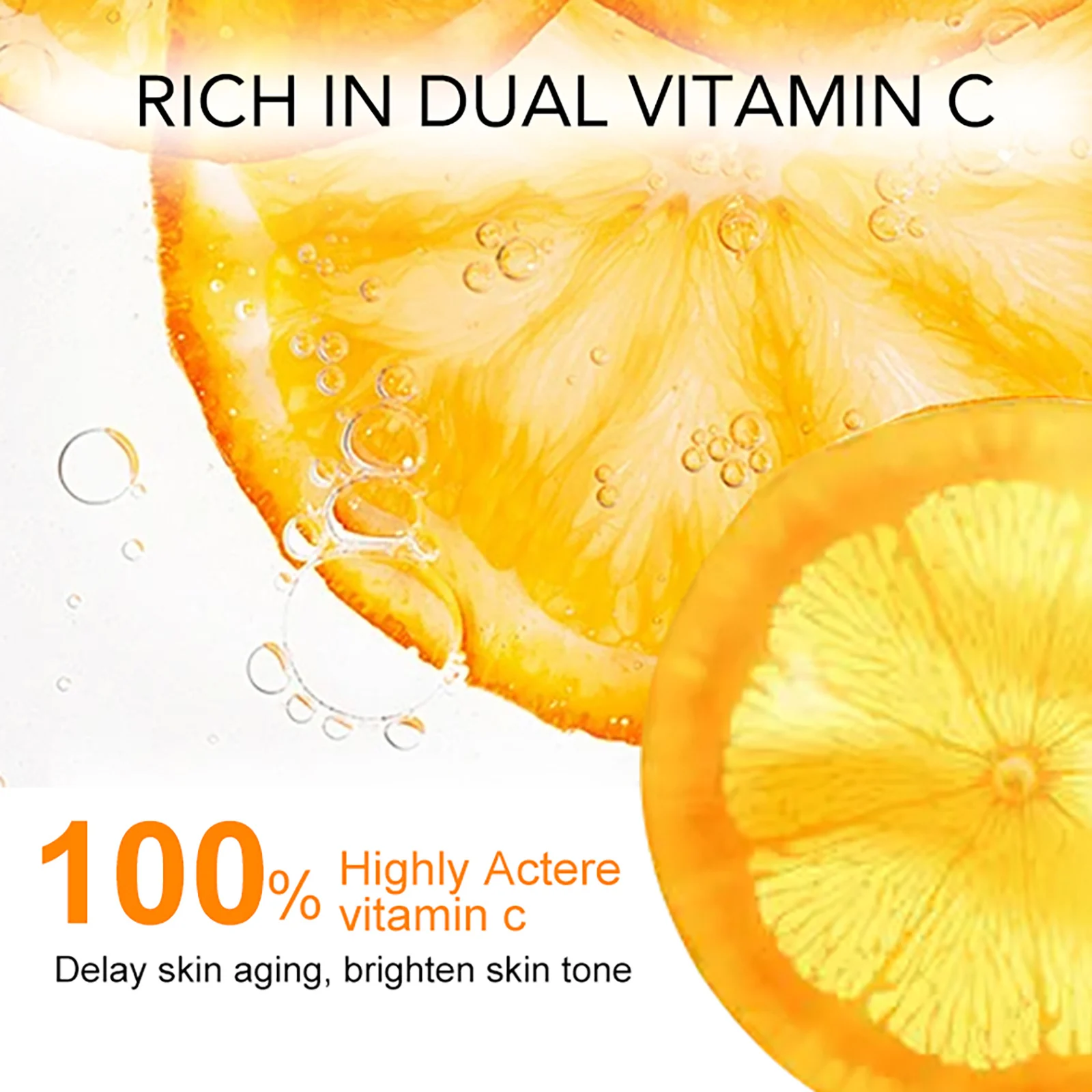 Suero Concentrado Iluminador con Vitaminas C y E de AILKE, Blanqueador, Hidratante, Limpia la Piel, Reduce las Manchas Oscuras, 100 ml/3.52 oz