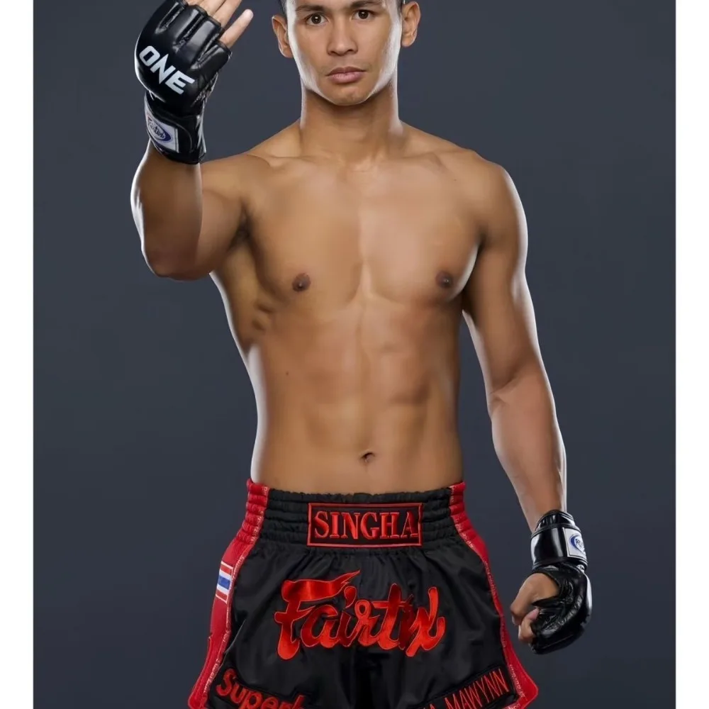 Muay Thai-Fairtex Unisex Boxeo MMA Entrenamiento Gimnasio Pantalones Kickboxing Fight Deporte Fitness Pantalones para Adultos