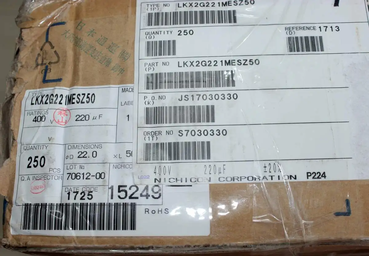 4 unids/lote original nichicon KX serie audio fiebre fuente de alimentación de repuesto condensador electrolítico de aluminio envío gratis