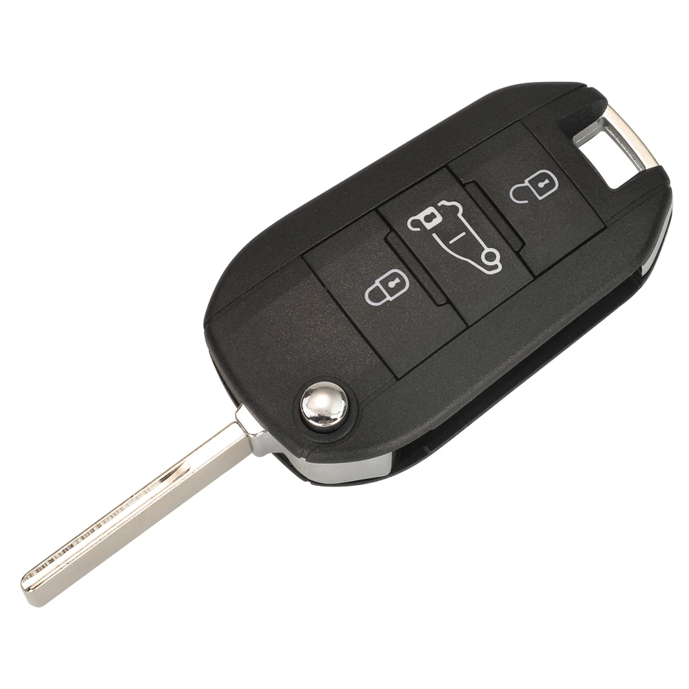 Jingyuqin 433Mhz 4A Chip llave de coche para Peugeot Expert-con puertas traseras (16 170 207 80) para Citroen Berlingo / despacho (2016+)