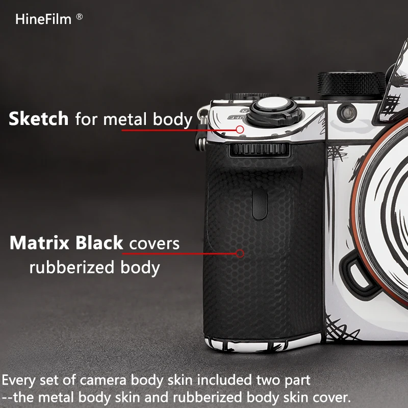 A7M3 A7M4 A7R5 A7R4 A7S3 FX30 FX3 película protectora de piel de cámara para Sony A7RV A7IV A7III cámara Premium calcomanía envoltura de piel cubierta