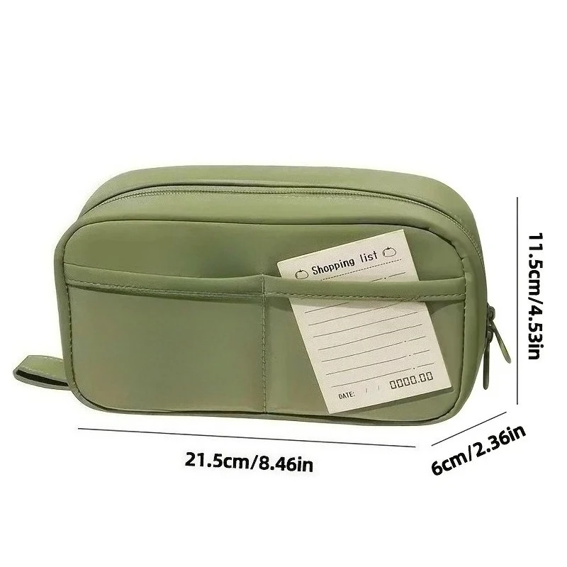 Estuche para Lápices Volcano de Gran Capacidad, Almacenamiento de 3 Compartimentos, Organizador de Lápices y Papelería de Alta Estética para Niños y Niñas