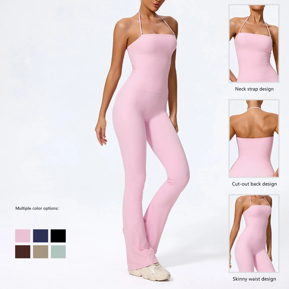 Conjunto Deportivo de Verano sin Mangas para Yoga, Gimnasio, Entrenamiento, Fitness, Mono Deportivo para Mujer, Body Deportivo con Efecto Push-Up