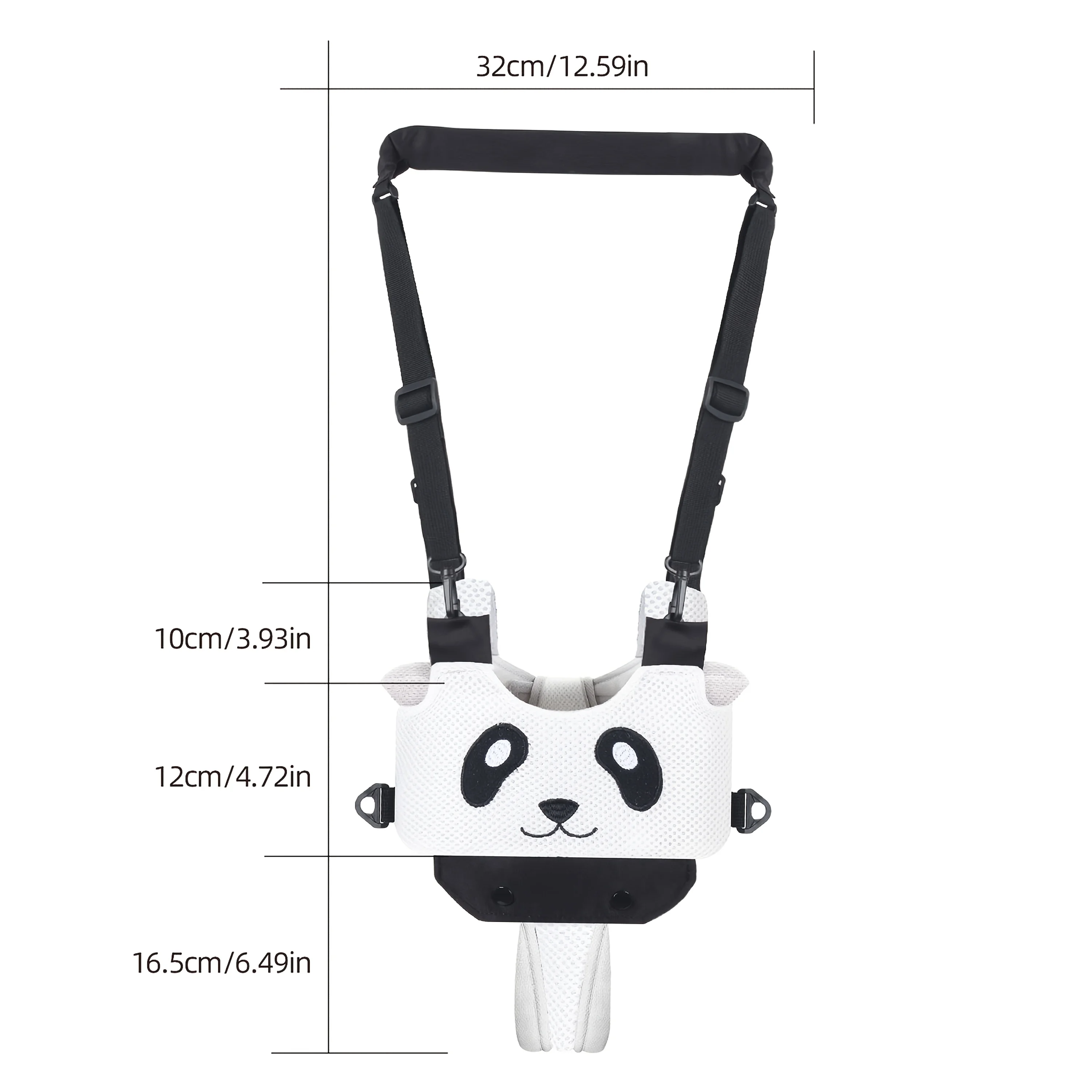 Arnés de apoyo para caminar para bebés, de una sola pieza: dispositivo de ayuda para caminar que se sostiene con la mano, cinturón de apoyo para niños pequeños, herramienta para el entrenamiento de la marcha.
