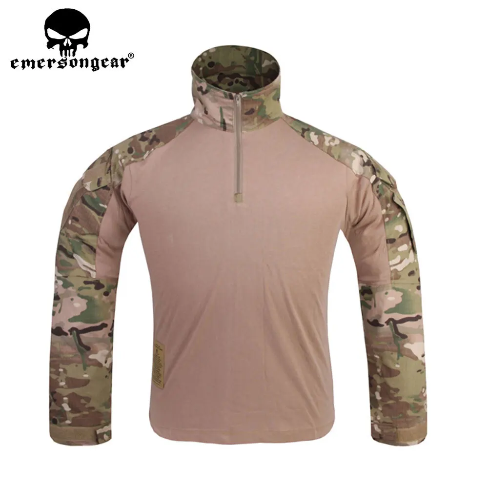 EMERSONGEAR G3 uniforme de combate Airsoft camisa pantalones con rodilleras táctica GEN3 BDU caza Multi-camo ropa de camuflaje EM9351