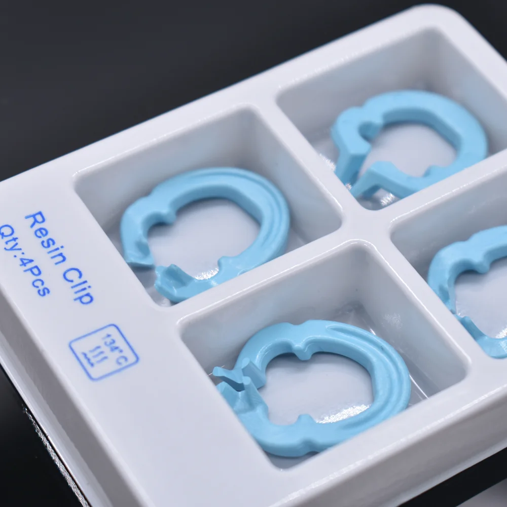 4 unids/set de anillo de sujeción de resina Dental, anillo separador, soporte de Matrices contorneadas seccionales, abrazadera fija Autoclavable