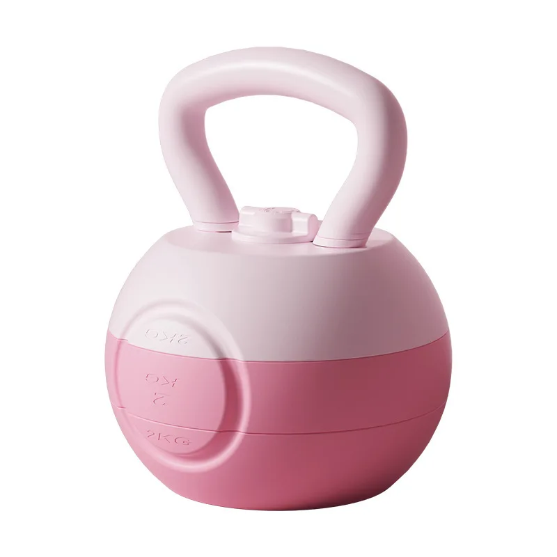 Kettlebell Ajustable con Peso Variable de 2-10 kg, Equipo de Gimnasio Portátil para Entrenamiento de Cuerpo Completo, Glúteos y Piernas