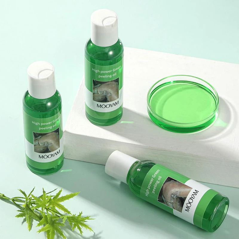 Aceite Exfoliante Amarillo, Limpieza Suave, Elimina la Piel Muerta, Suero Exfoliante Corporal, Hidratante, Suaviza y Delicia la Piel