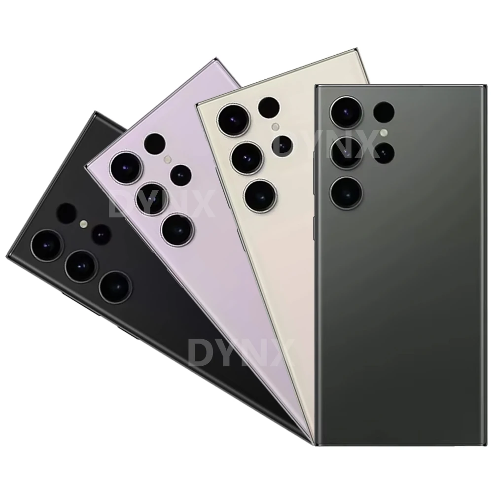 Para Samsung Galaxy S23 Ultra cubierta trasera de batería Panel de vidrio puerta trasera funda carcasa lente de cámara reemplazar