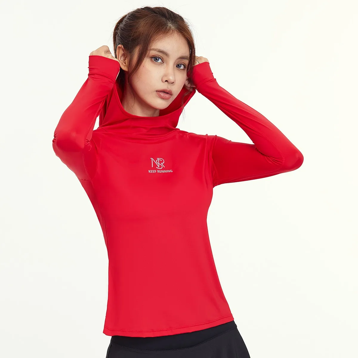 Camiseta deportiva con capucha para mujer, ropa deportiva de manga larga para entrenamiento atlético, Golf, tenis, Yoga, gimnasio, correr, 2024