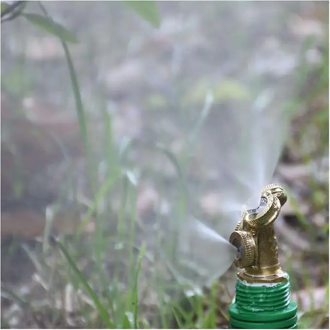 Boquilla de pulverización de latón de 1/2 /3/4, boquilla de pulverización de refracción, rociador de jardín de latón, aspersor de pulverización de pesticidas para riego de jardín de 1/2 pulgadas