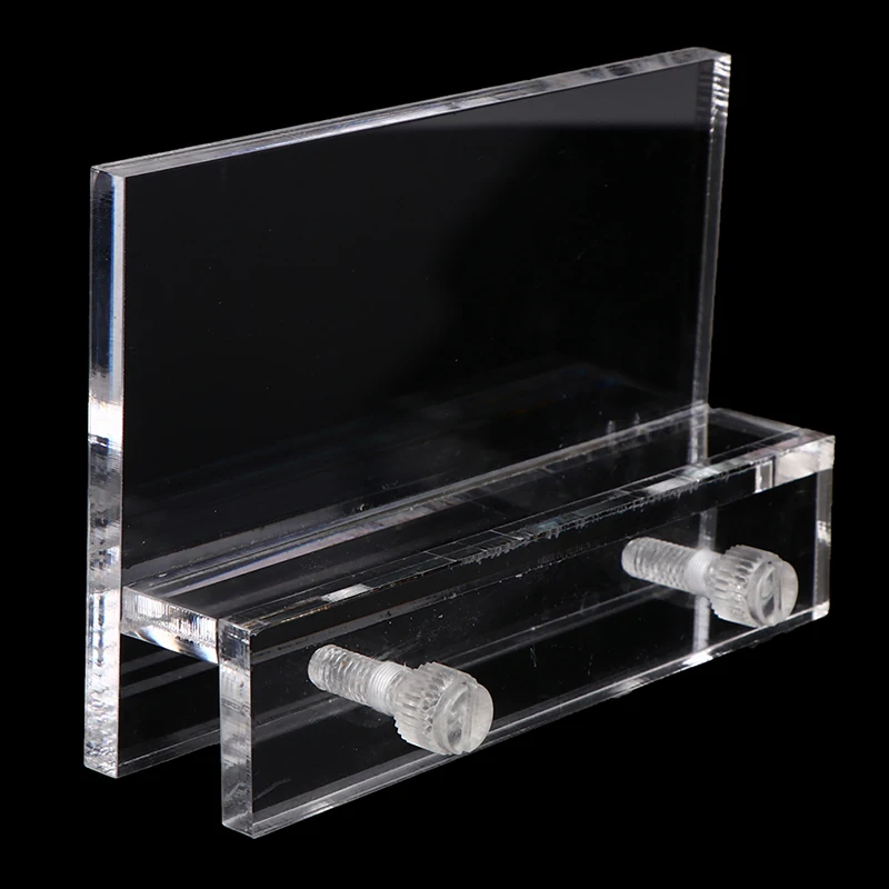 Soporte de luz LED transparente para acuario, accesorios de lámpara, soporte de fácil instalación, sin necesidad de perforación, 1 ud.