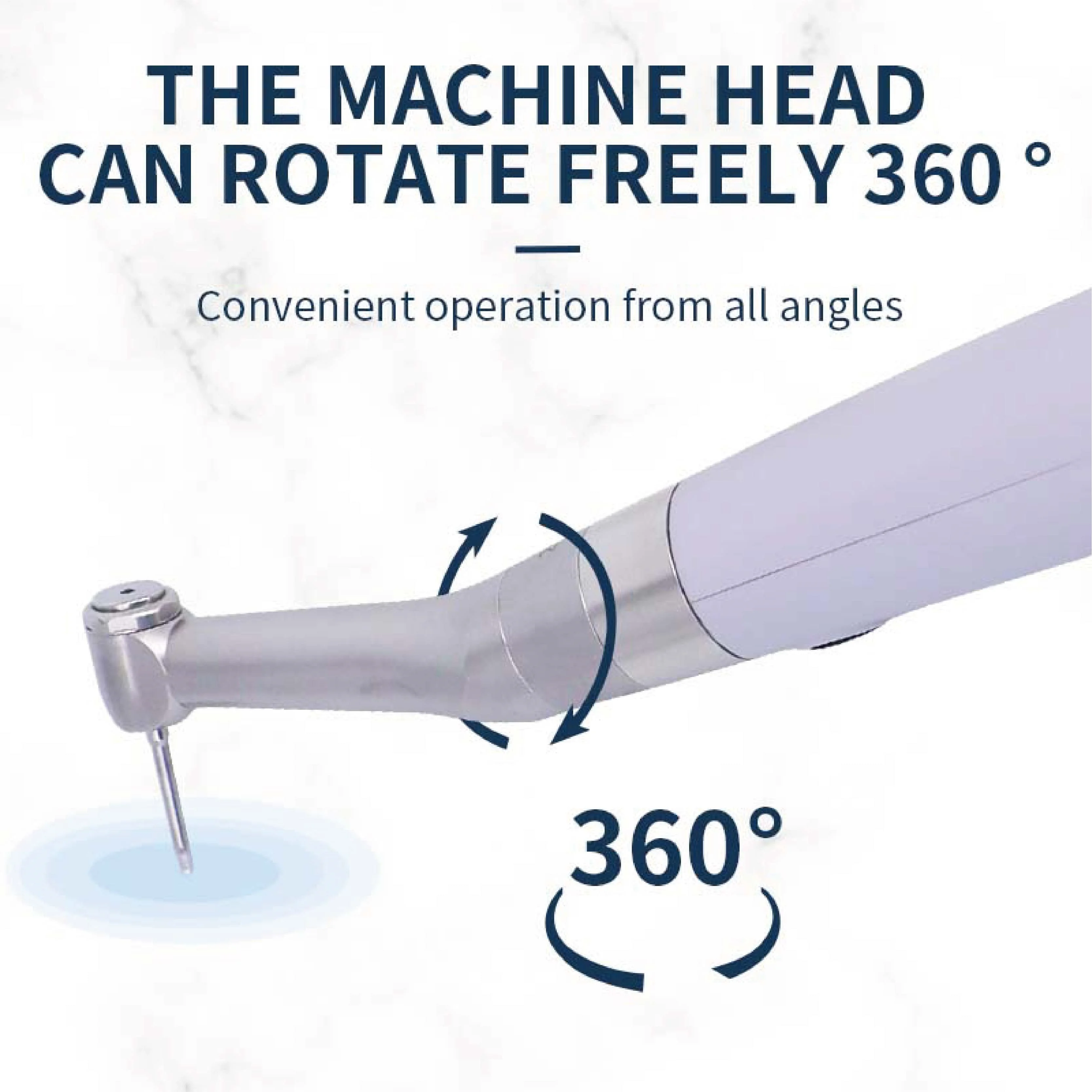 JUMTOP Llave de implante eléctrico dental Llave de controlador de torsión de motor para implante de dientes, hasta 50Ncm 50rpm