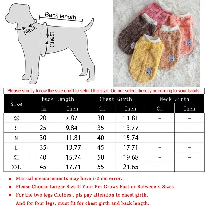 Jersey cálido de invierno para cachorros y gatitos, ropa de lana suave para perros, ropa para mascotas para perros pequeños, ropa para Chihuahua Bulldog, suéter para perros