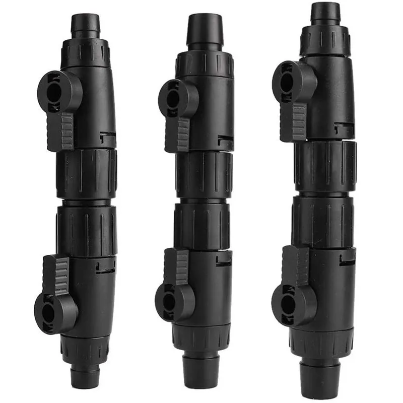 Conector de Liberación Rápida de Doble Válvula de 12/16 mm para Acuario, Conector de Manguera para Pecera, Accesorios para Filtro de Acuario