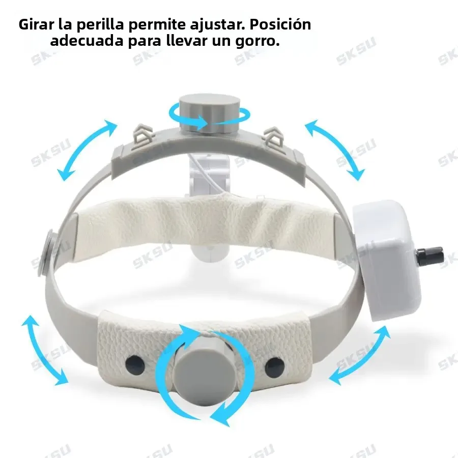 Lámpara LED de 5W para lupas dentales, luz quirúrgica para odontología, luz de cirugía para dentistas